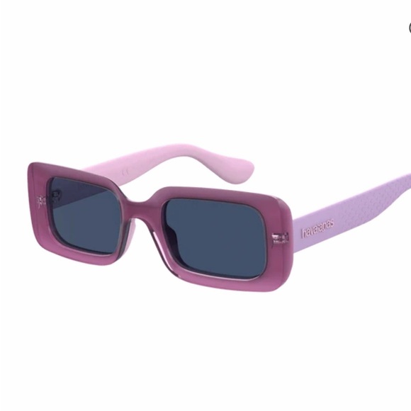 Havianas Sampa sunglasses l lavender rectangular frames l 100% UV protection - Picture 8 of 8